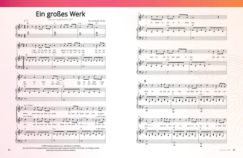 Ein großes Werk: Lied zum Leitgedanken 2021