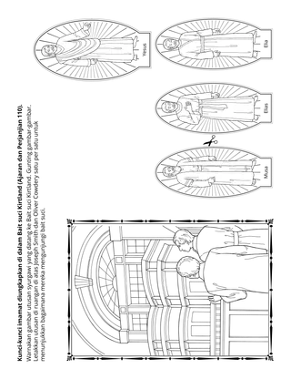 halaman aktiviti: kunci-kunci imamat telah dipulihkan di Bait Suci Kirtland