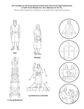 perel re kok’ k’anjel: eb’ li profeet sa’ lix Hu laj Mormon ke’xch’olob’ xyaalal li Jesukristo