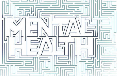 part of title set in a maze