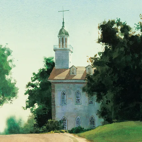 painting of Kirtland Temple