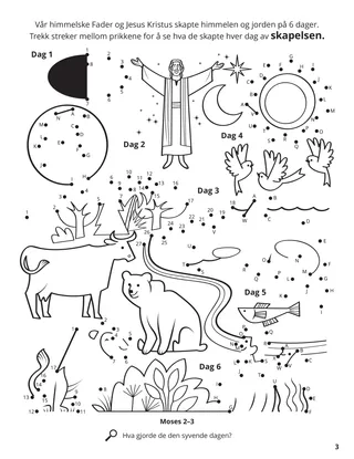 The Creation coloring page
