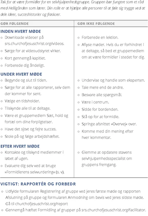 Formidlers hjælpeliste