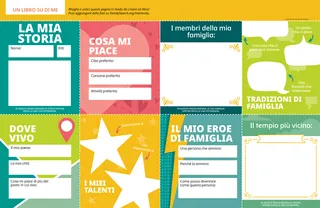 booklet for children to fill in and cut out