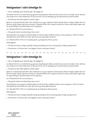 Velsignelser i vårt timelige liv