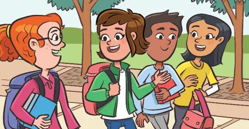 young women and young man