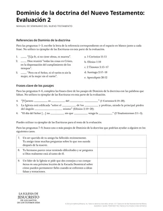 New Testament Seminary Teacher Manaul - 2023