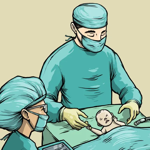 in the operating room