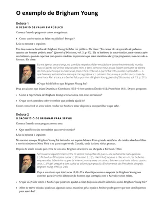 O exemplo de Brigham Young