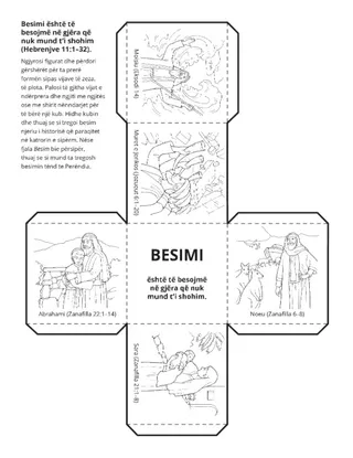 faqja e veprimtarisë: besim është të besosh në gjëra që nuk mund të shihen