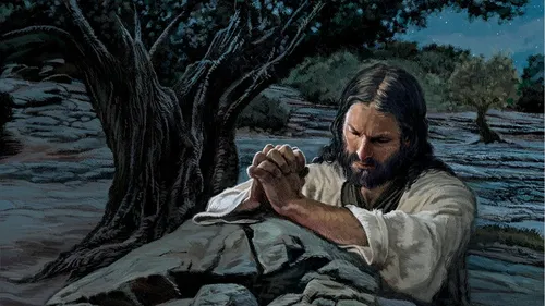 Kristus beder i Getsemane