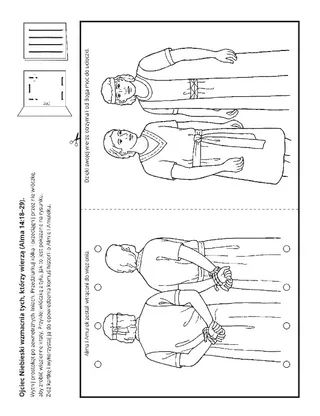 strona z zadaniami: Alma i Amulek mieli wiarę