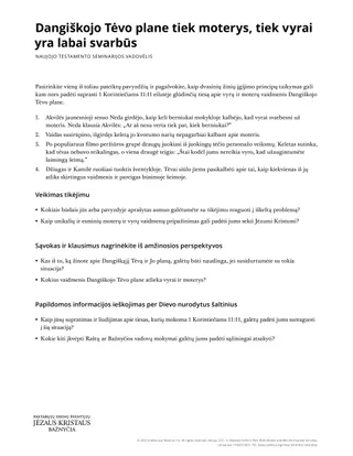 Heavenly Father’s plan.