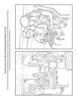 Primary activity page: The sacrament can help me remember Jesus