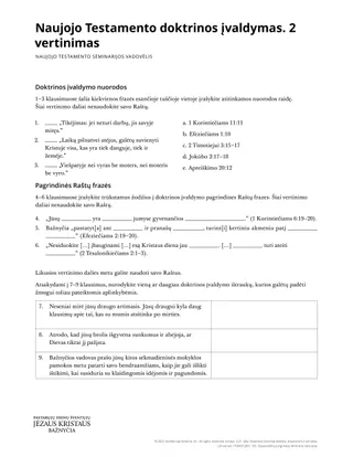 New Testament Seminary Teacher Manaul - 2023