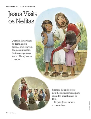 Jesus visits the Nephites