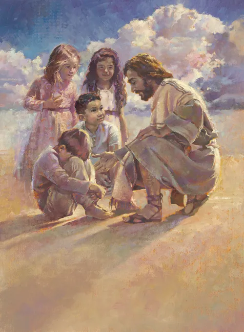 Jesus with young children