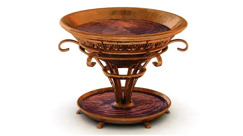 illustration of a bronze laver used for washing in the tabernacle