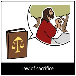 law of sacrifice gospel symbol