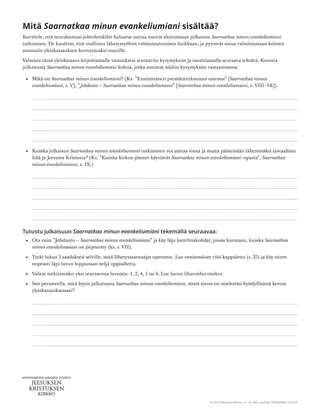 Mitä Saarnatkaa minun evankeliumiani sisältää?