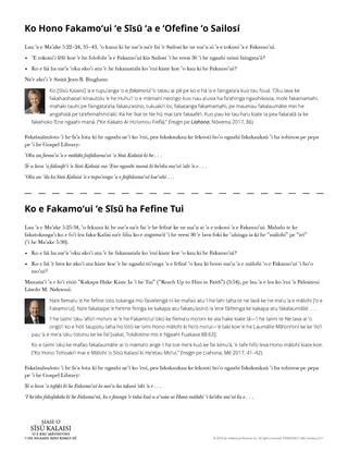 laʻipepa tufa Ko Hono Fakamoʻui ʻe Sīsū ʻa e ʻOfefine ʻo Sailosí