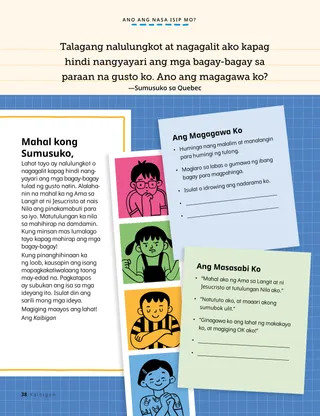 Mga batang nagpapakita ng iba’t ibang emosyon