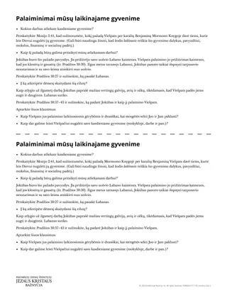 Palaiminimai mūsų žemiškajame gyvenime