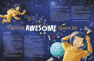 Calvin’s Awesome Space Jet