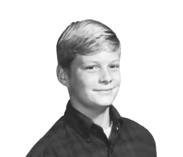 Portrait of Elder David A. Bednar as a young teenage boy.