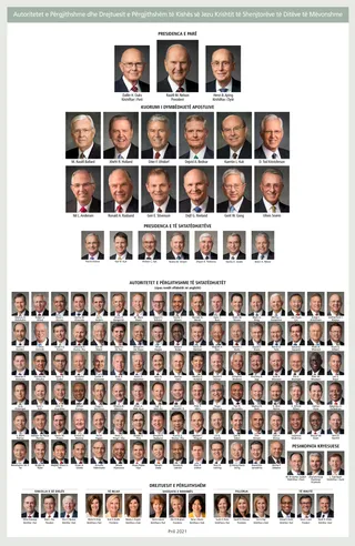 General Authority and General Officer chart