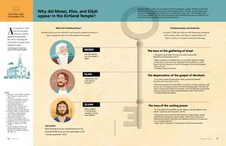 article on appearance of Moses, Elias, and Elijah