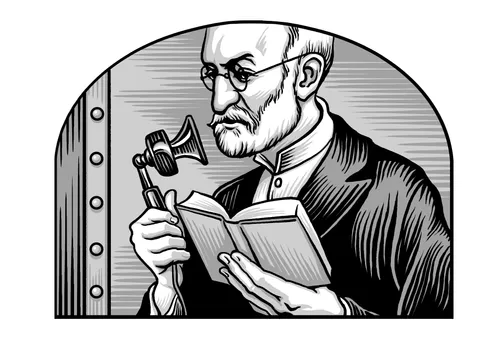 Heber J. Grant speaking into a radio microphone