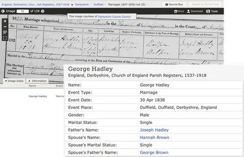 sample indexing entry