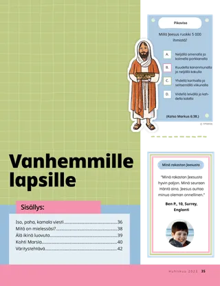 Vanhemmille lapsille -etusivu
