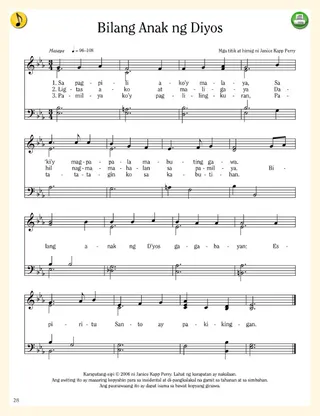 music, As a Child of God