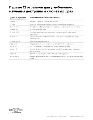 first 12 doctrinal mastery chart