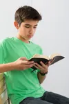 youth reading the Bible