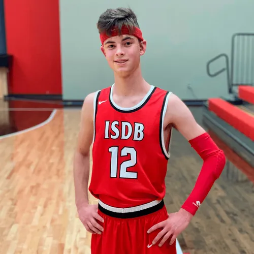 young man in basketball uniform