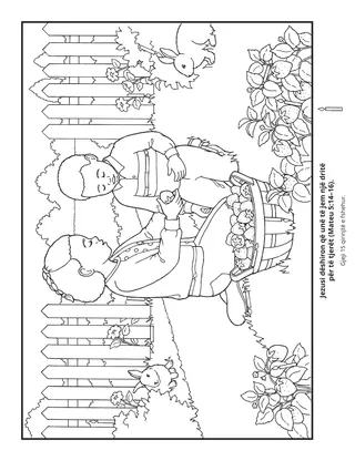 faqja e veprimtarisë: Jezusi dëshiron që unë të jem një dritë