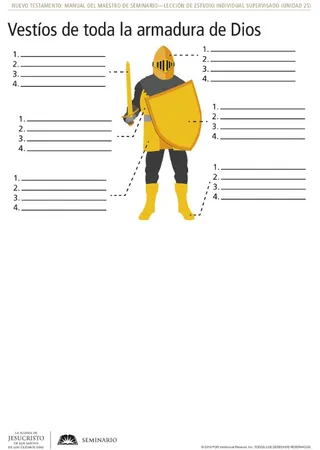 handout, armor of God