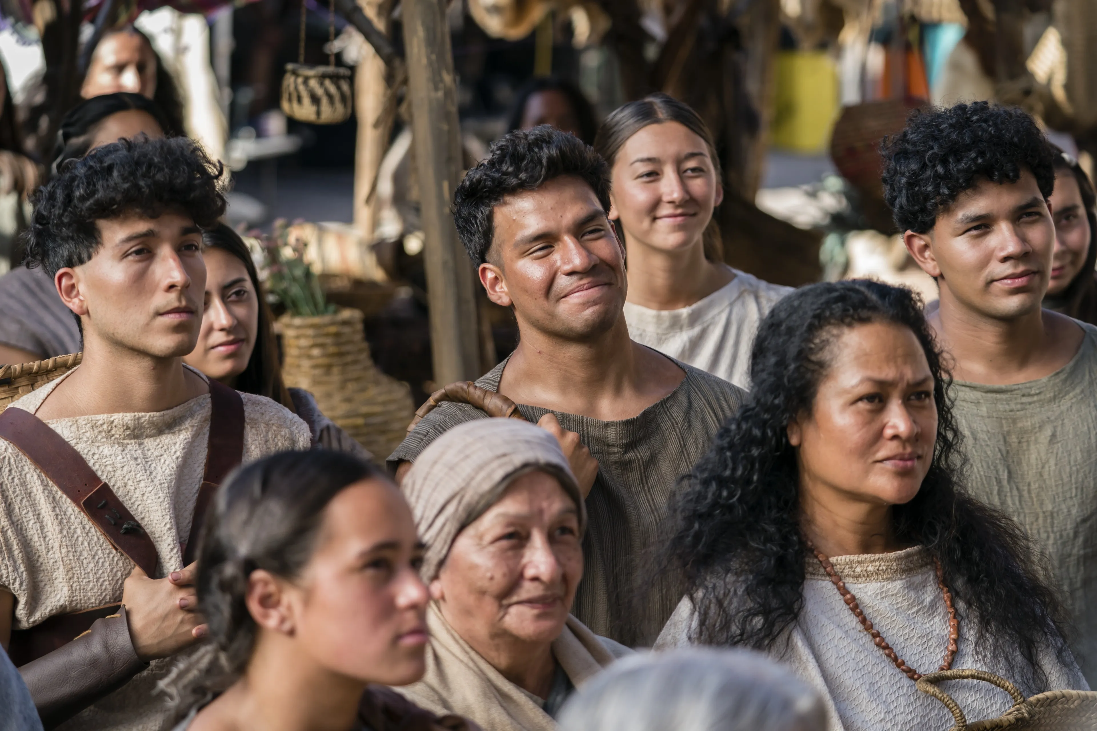 The people of Gideon listen as Alma the Younger preaches to them.