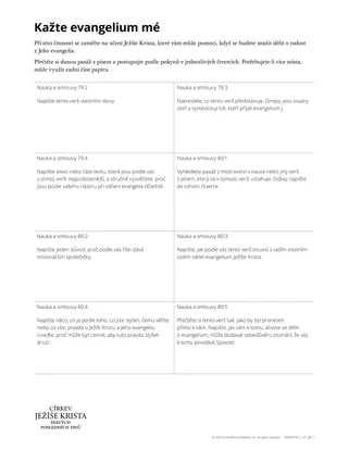 Kažte evangelium mé
