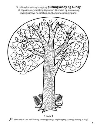 The Tree of Life coloring page