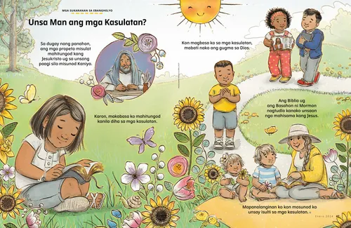 PDF nga pahina nga adunay mga paghulagway sa kabataan nga nagbasa ug nagkat-on gikan sa mga kasulatan