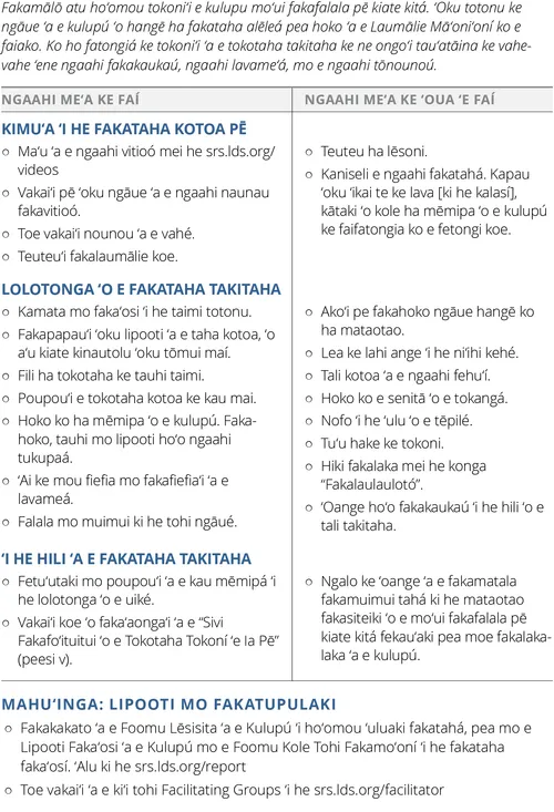 Lisi tokoni ʻa e Tokotaha Tokoní