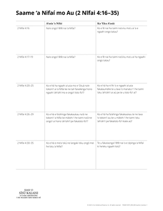 Nephi’s Psalm and me handout