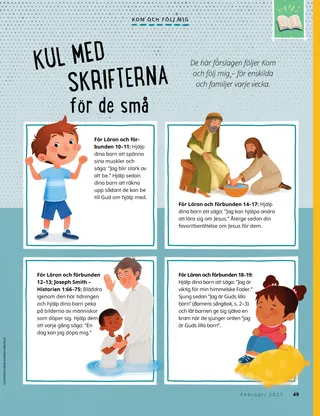 Come, Follow Me ideas for young children