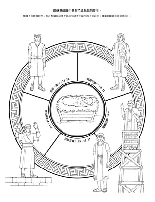 摩爾門經先知著色頁