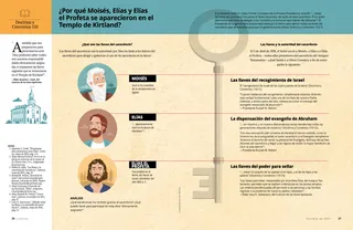 article on appearance of Moses, Elias, and Elijah