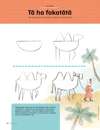 step-by-step camel drawing instructions
